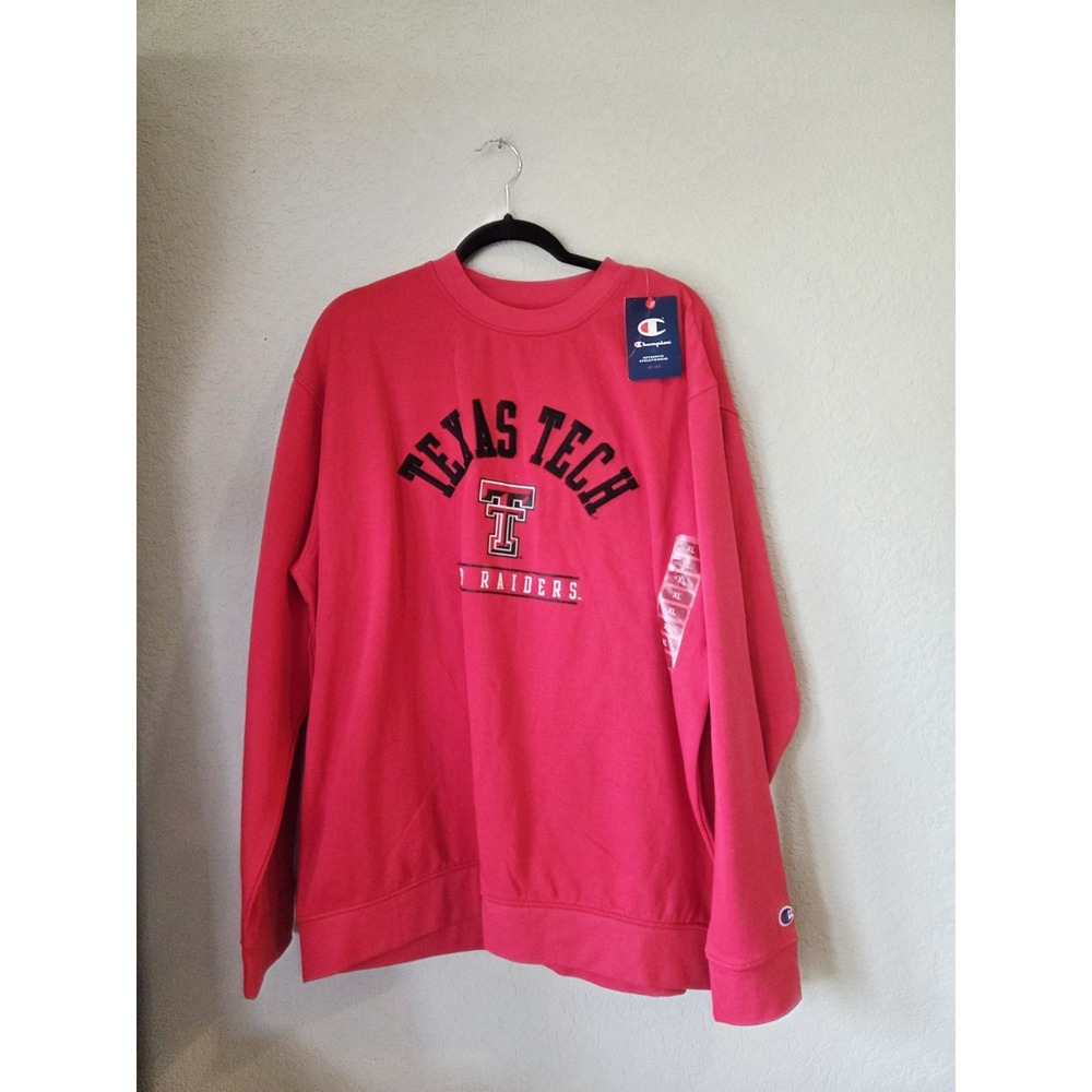 Texas Tech Red Raiders Champion Brand  Football Red Sweatshirt Size XL